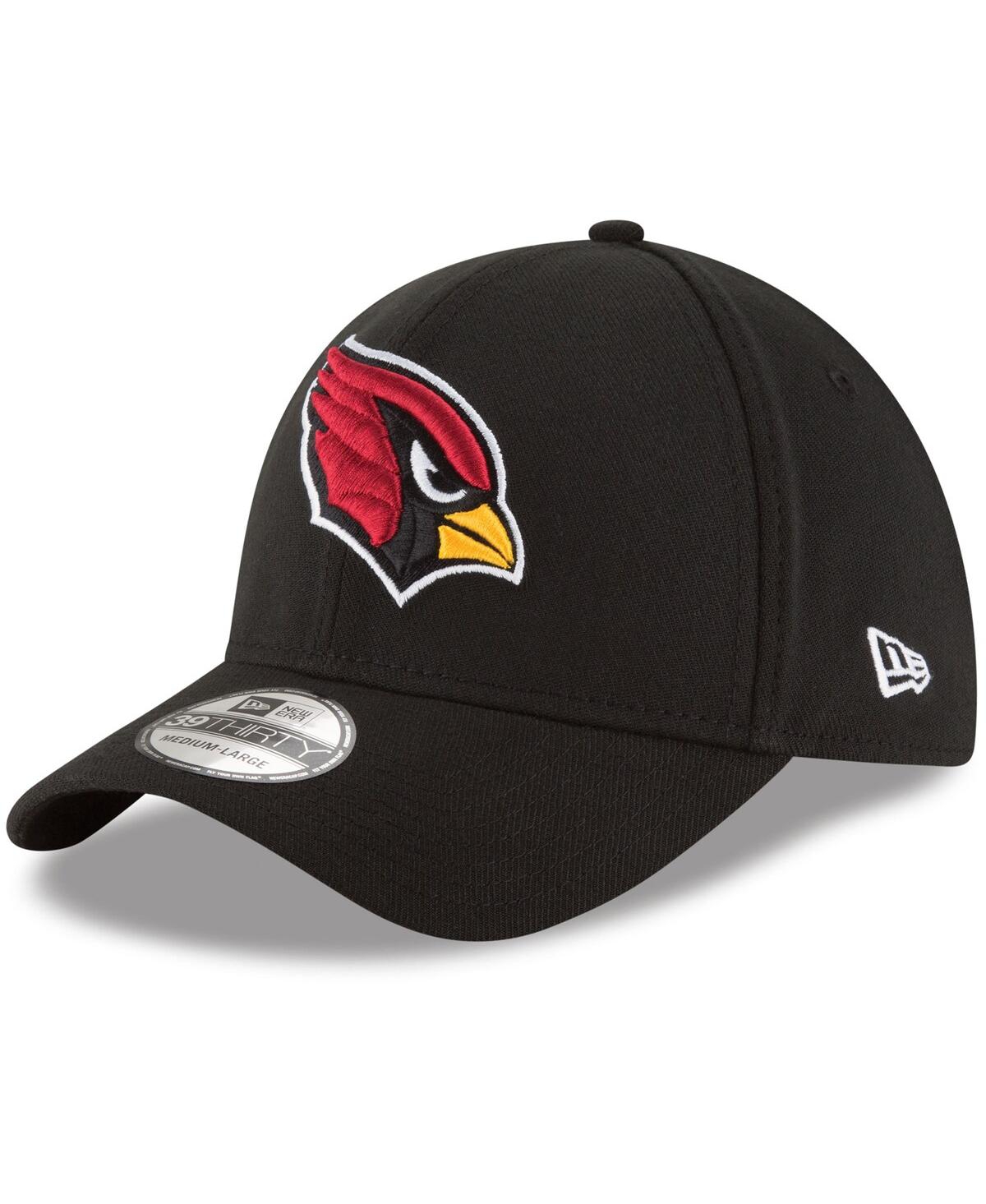 Shop New Era Men's  Black Arizona Cardinals Team Classic 39thirty Flex Hat