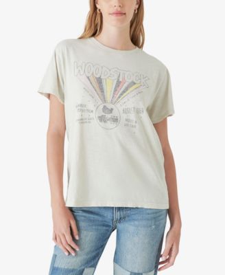 Lucky Brand - Women's Cotton Woodstock 1969 T-Shirt