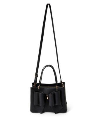 Women's Jenna Triple Compartment Bowtie Satchel Bag