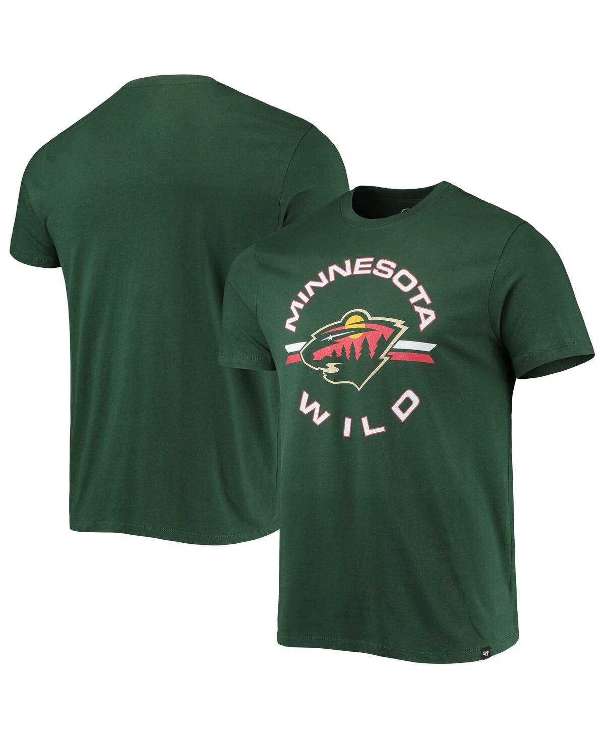47 Brand Men's ' Green Minnesota Wild Assist Super Rival T-shirt