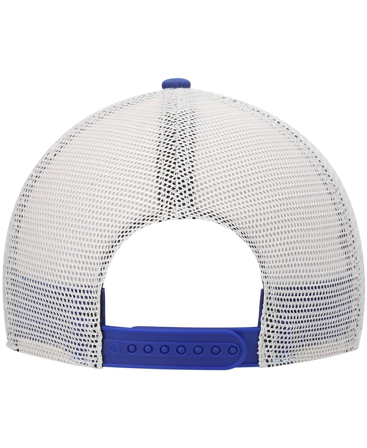 47 Brand Men's '47 Royal Los Angeles Dodgers Penwald Clean Up Trucker Snapback Hat In Royal
