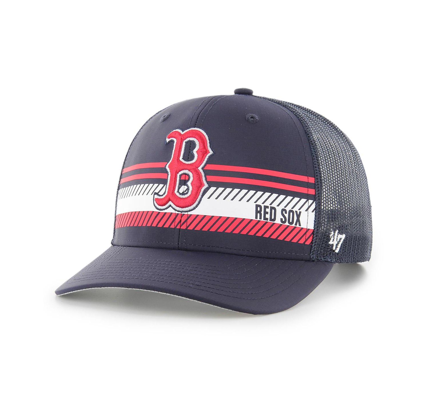 Men's '47 Navy Boston Red Sox Cumberland Trucker Snapback Hat