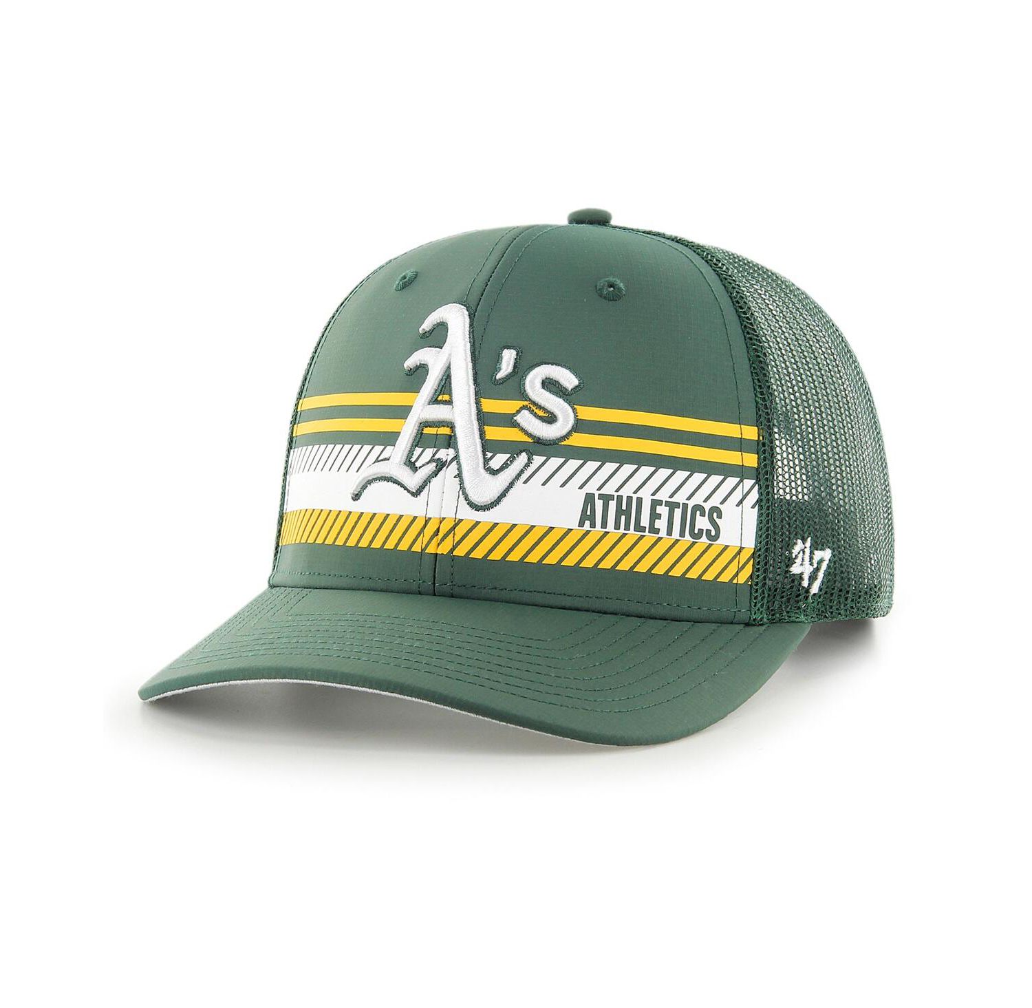 Men's '47 Green Oakland Athletics Cumberland Trucker Snapback Hat
