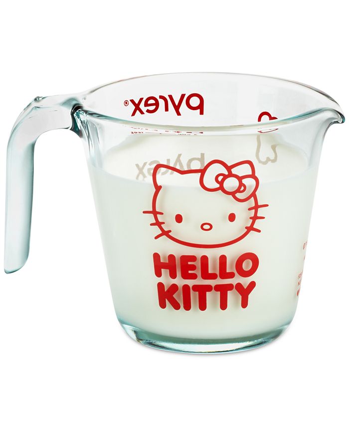 Pyrex, Kitchen, Hello Kitty Pyrex Measuring Cup Sz 2 Cup 6 Oz Made In Usa  Microwavable New Tg