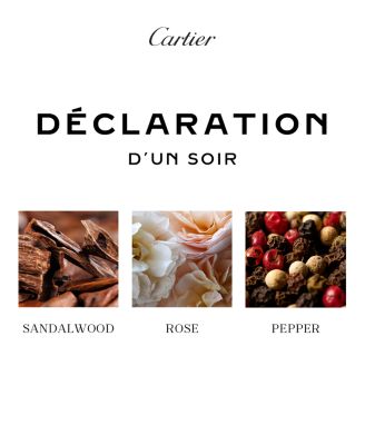 Cartier 香水 DECLARATION D'UN SOIR Cartier Déclaration d'un Soir Eau de Toilette Spray, 3.3 oz