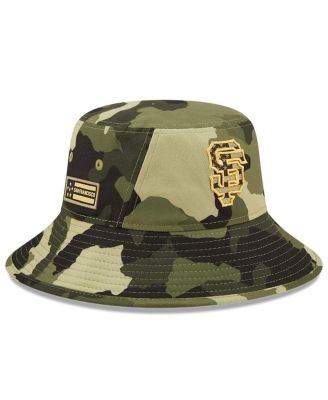 Men's Camo San Francisco Giants 2022 Armed Forces Day Bucket Hat