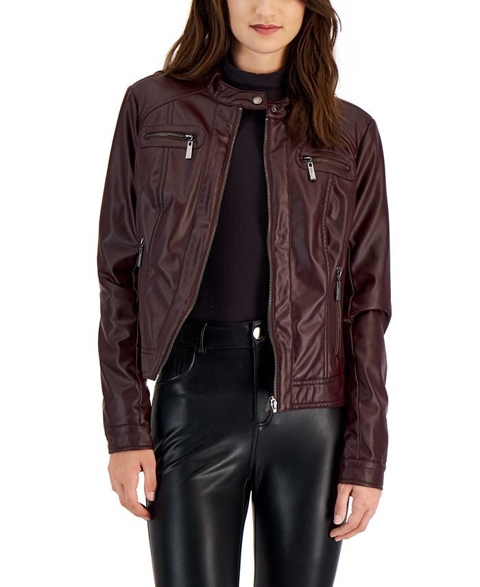 Jou Jou Juniors' FauxFurLined Moto Jacket Macy's