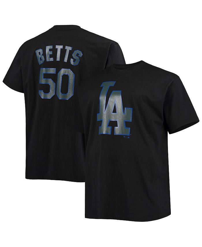 Fanatics Men's Branded Mookie Betts Black Los Angeles Dodgers Big