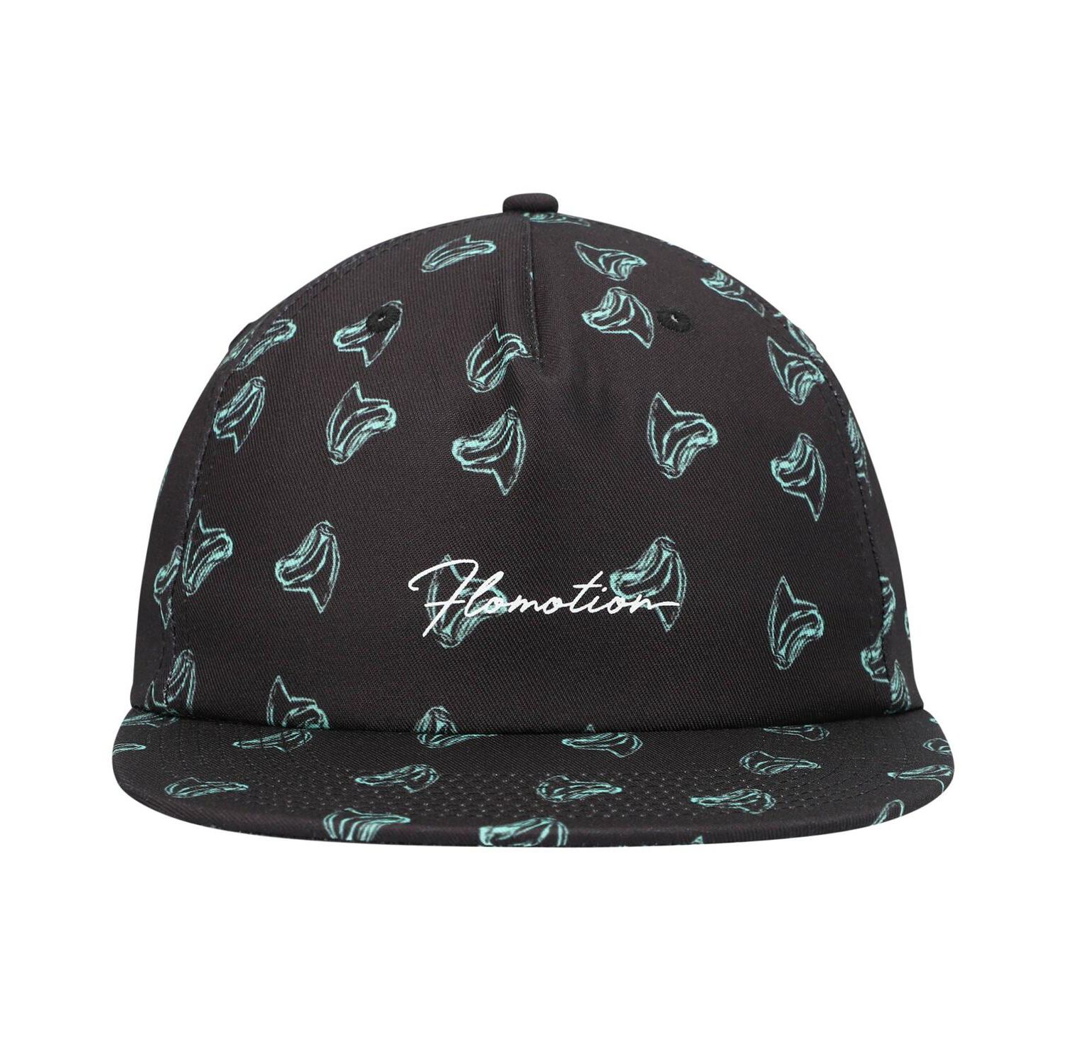 Men's Black Toothy Snapback Hat