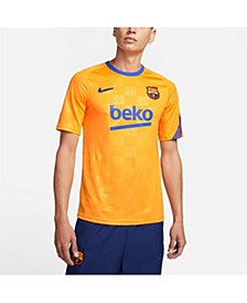 Men's Orange Barcelona 2021/2022 Pre-Match Performance Top