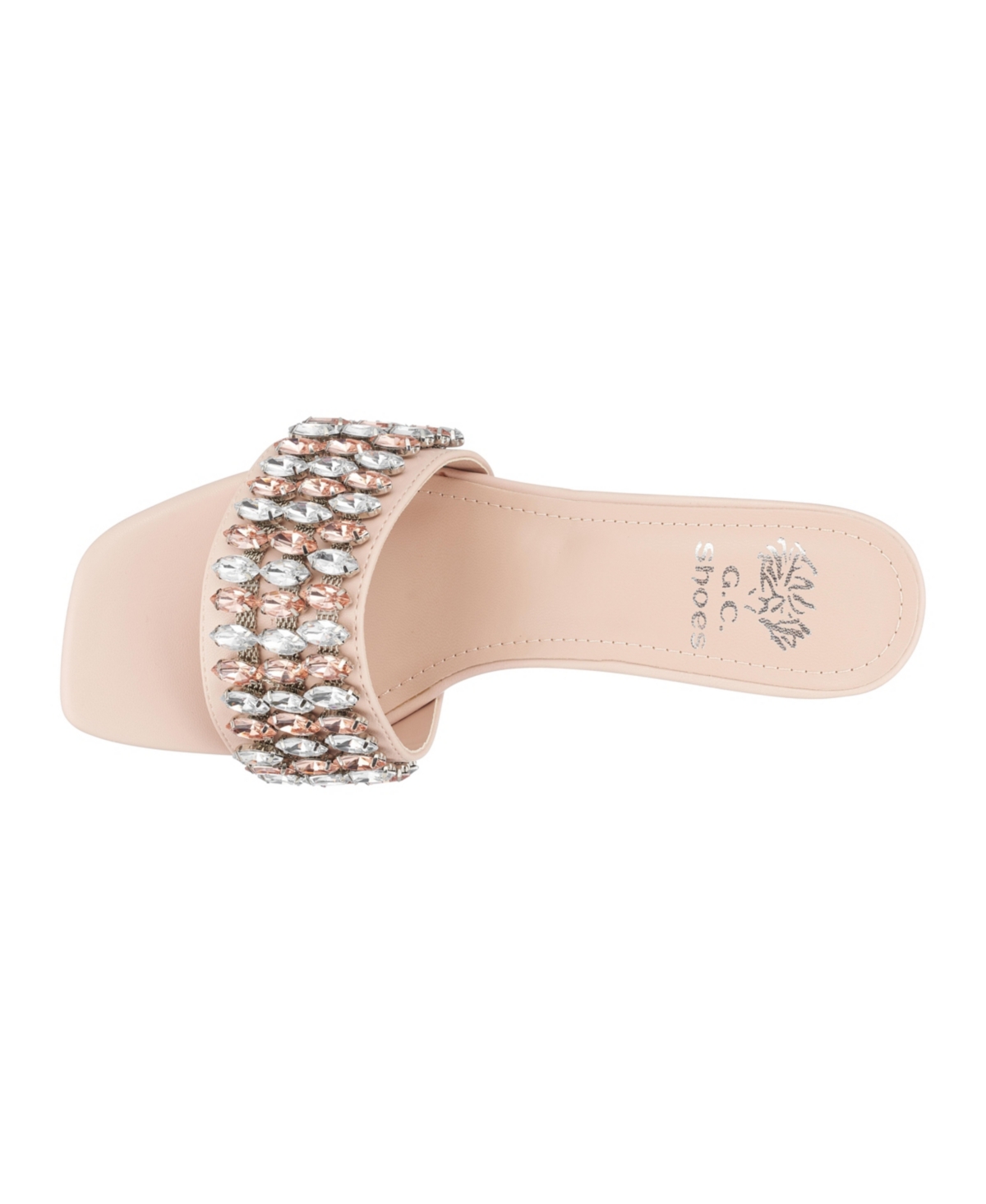 Gc Shoes Women's Drais Embellished Block Heel Sandals