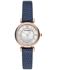 Women's Gianni T-Bar Rose Gold-Tone Stainless Steel Strap Watch 28mm