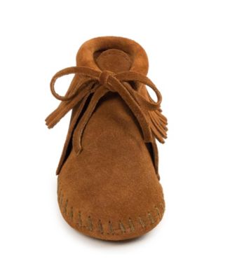 Baby Boys and Girls Suede Fringe Booties