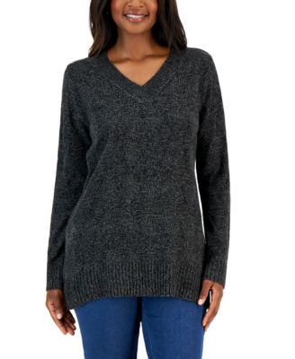 Women's Turbo Box-Stitch Sweater, Created for Macy's