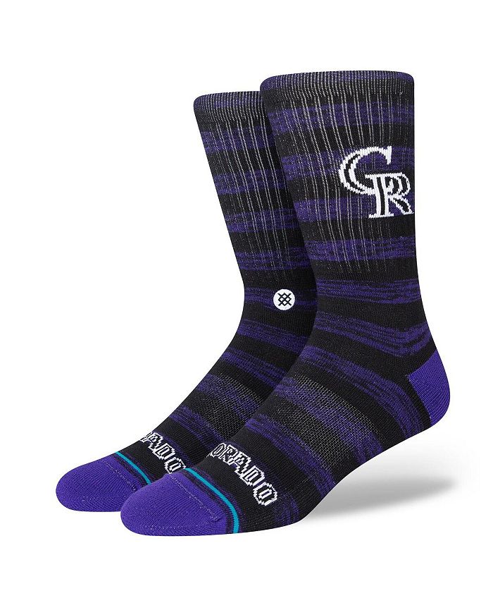 Purple Colorado Rockies Socks