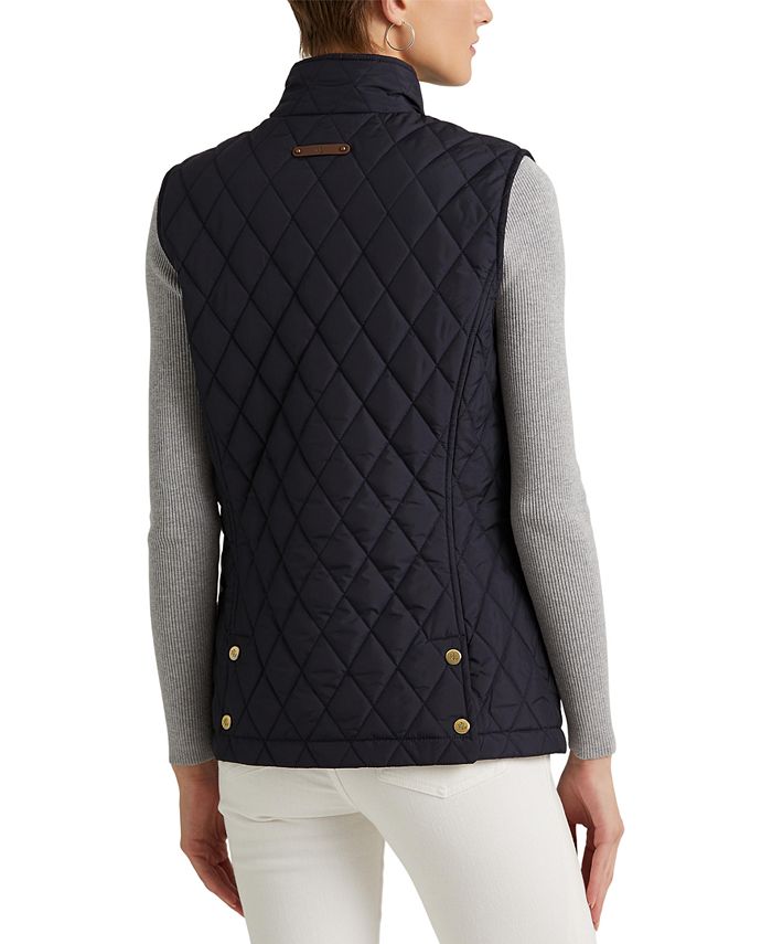 Lauren Ralph Lauren Women's Crest Quilted Vest & Reviews - Coats ...