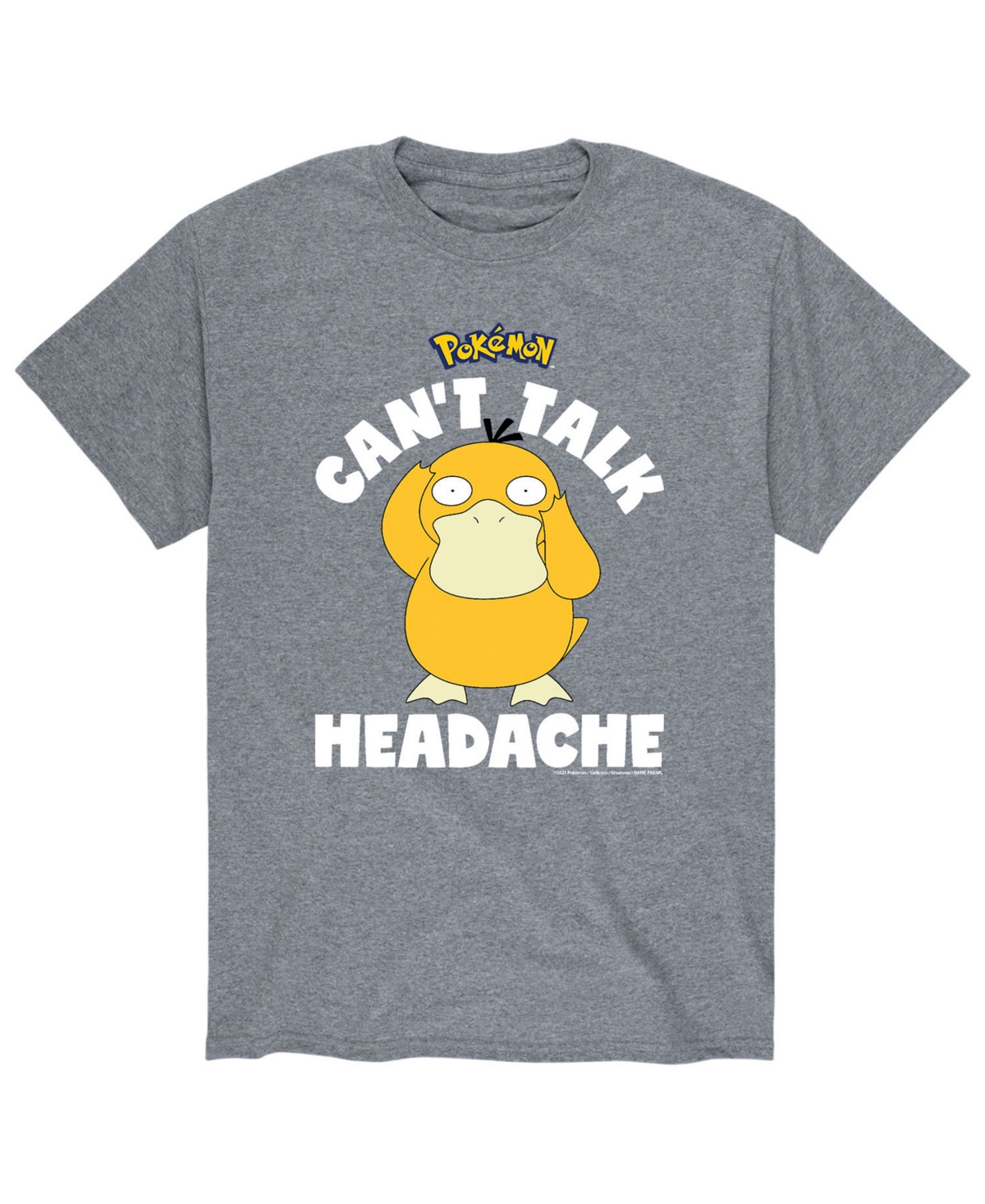 Airwaves Men's Pokemon Can't Talk Headache T-shirt