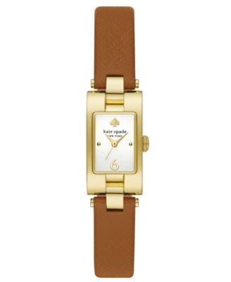 kate spade new york - Women's Brookville Brown Leather Strap Watch 12mm