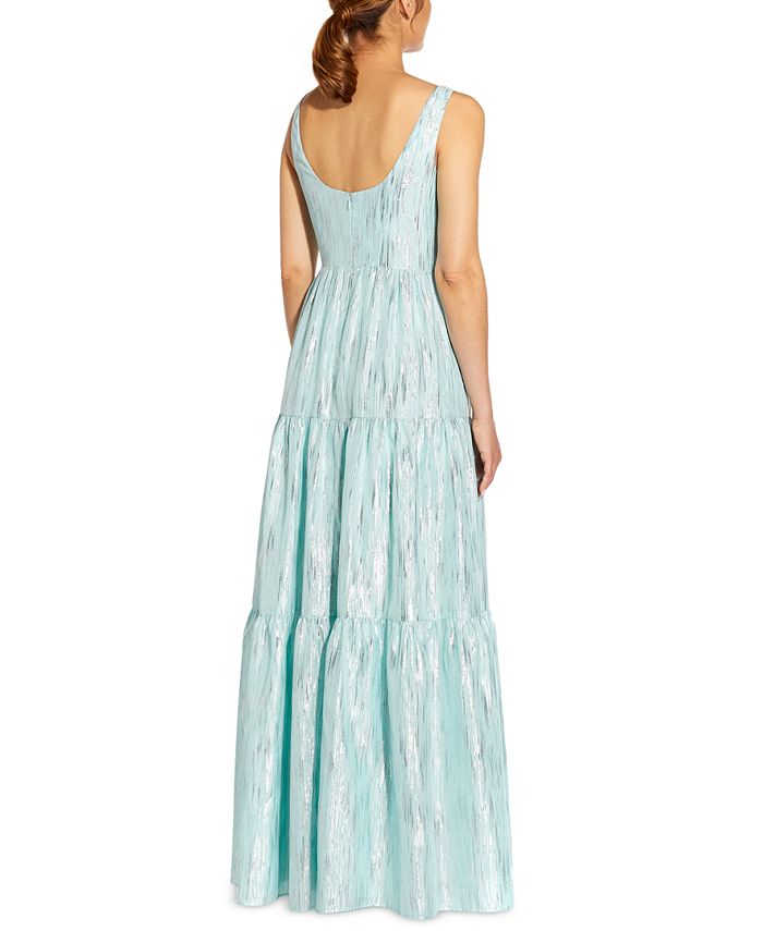 Aidan by Aidan Mattox Women's Tiered Cutout Maxi Dress Macy's
