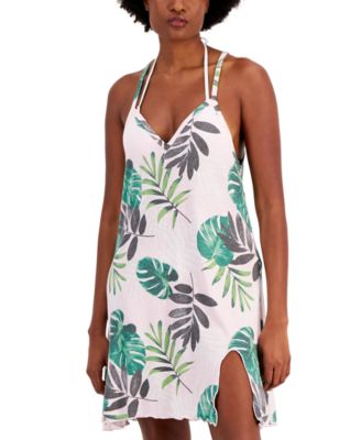 Miken - Juniors' Printed Cover-Up Dress