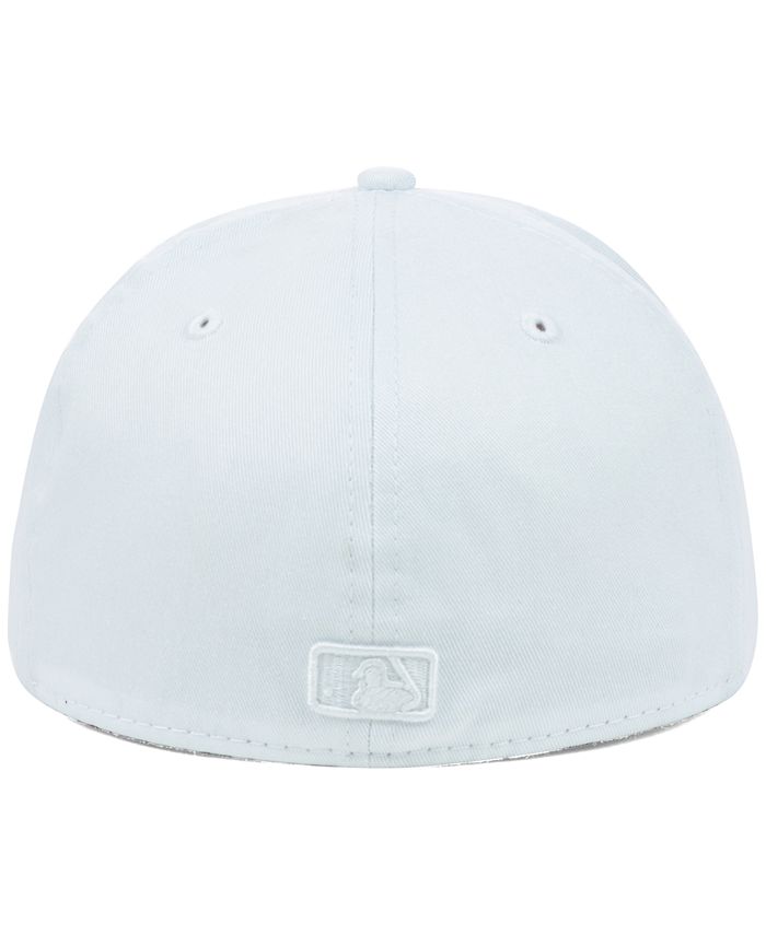 New Era New York Yankees White-On-White 59FIFTY Cap - Macy's