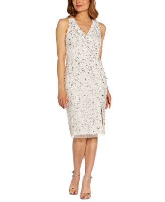 Adrianna Papell - Beaded Sheath Dress