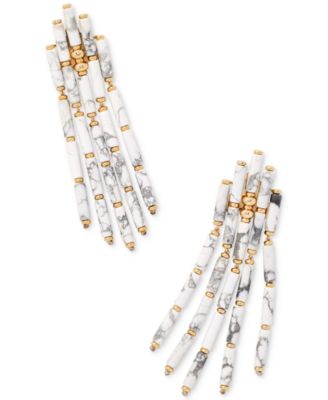 Kendra Scott - 14k Gold-Plated Gemstone Beaded Statement Earrings
