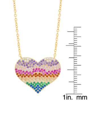 Women's Rainbow Pendant Necklace