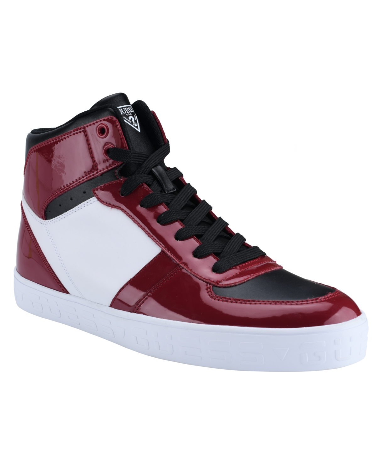 Guess red high tops clearance