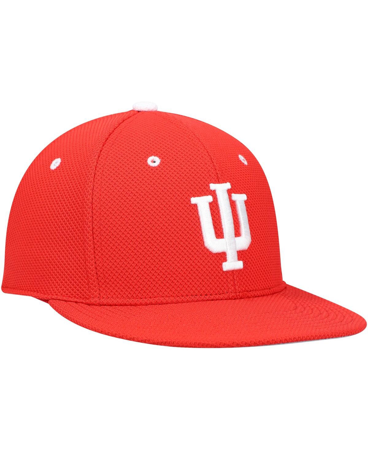 Shop Adidas Originals Men's Adidas Crimson Indiana Hoosiers On-field Baseball Fitted Hat
