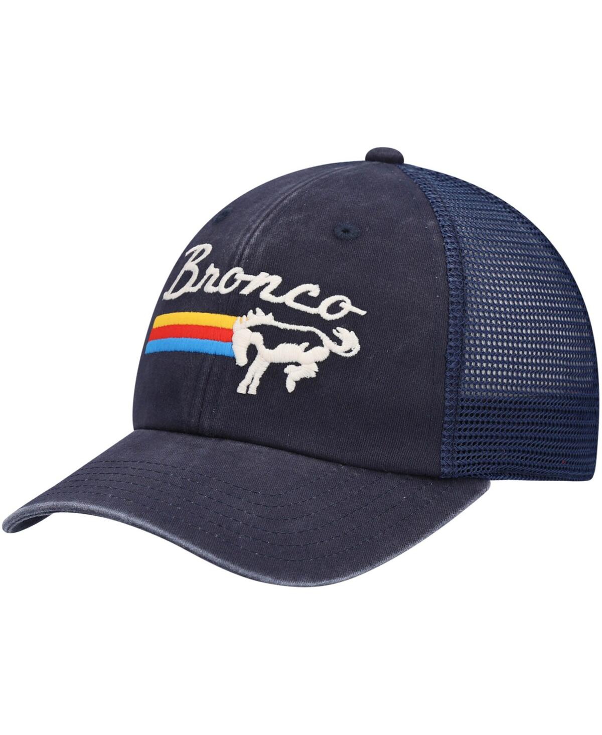 AMERICAN NEEDLE MEN'S AMERICAN NEEDLE NAVY FORD BRONCO AUTO RAGLAN BONES ADJUSTABLE HAT 