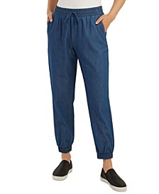 Juniors' Cotton Pull-On Joggers 