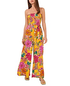 Women's Printed Cover-Up Jumpsuit