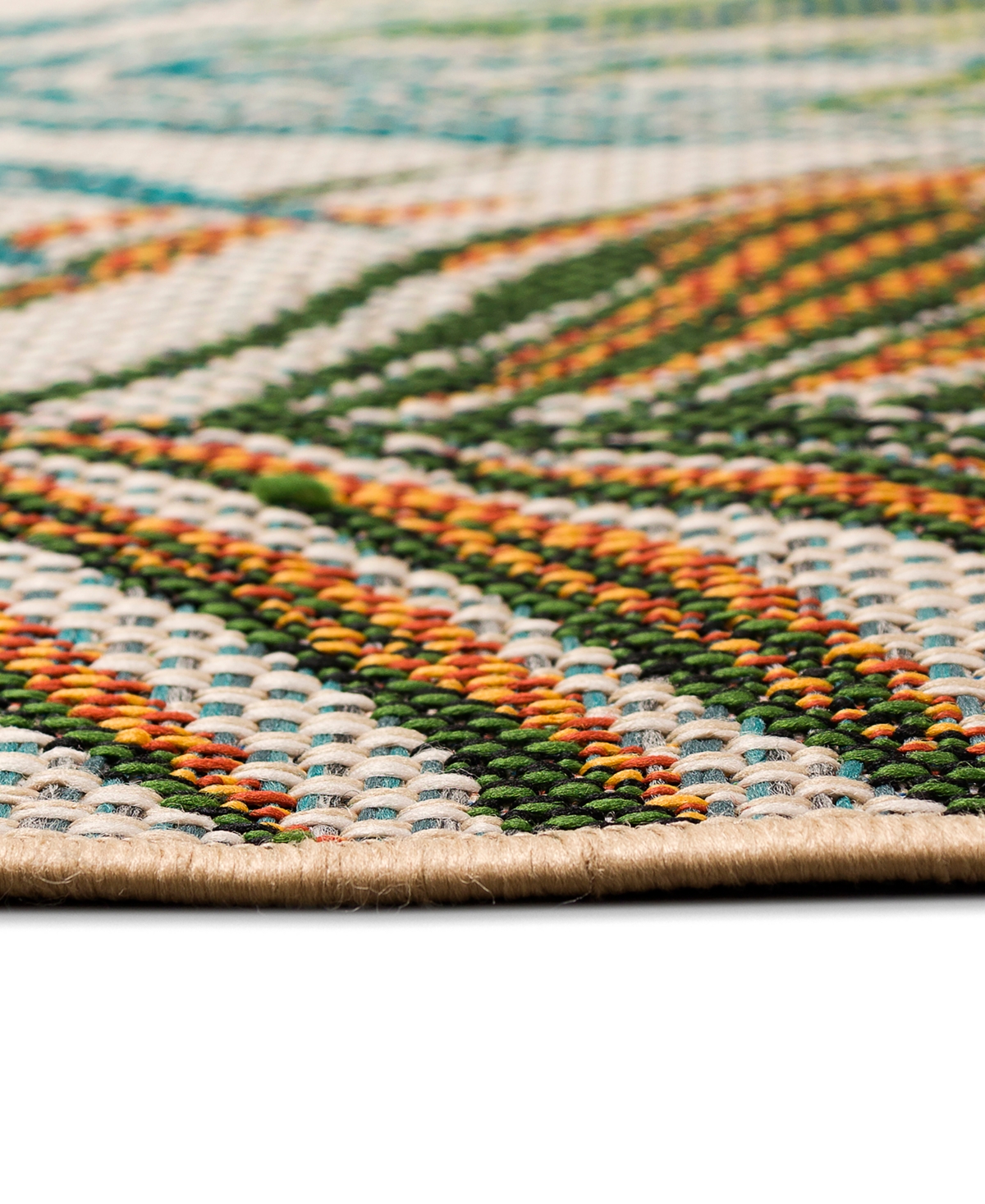 Liora Manne' Patio La Palma Outdoor Area Rug - Blue