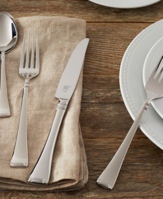 Angelico 18/10 Stainless Steel 45 Pc. Flatware Set, Service for 8