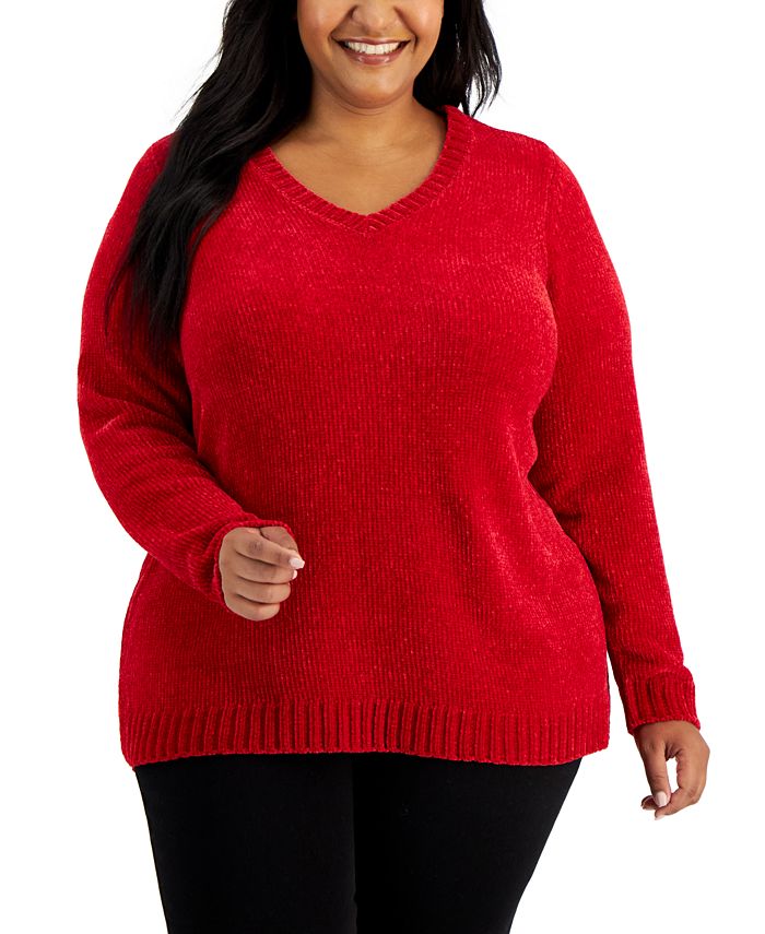 Macy's karen scott plus size hotsell sweaters