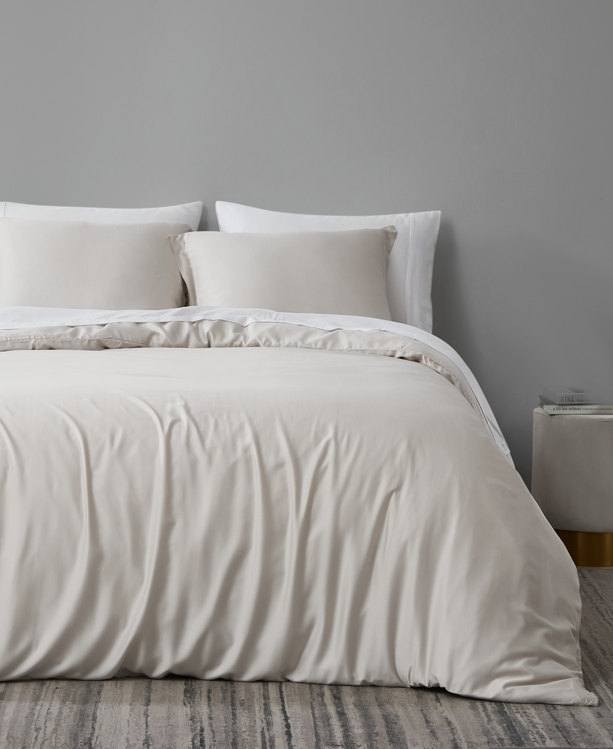 Southshore Fine Linens Premium Luxury 3-pc. Duvet Cover Set, Queen In Bone
