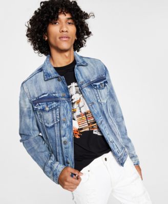 Guess Men's Dillon Denim Jacket - Okayama - Size M