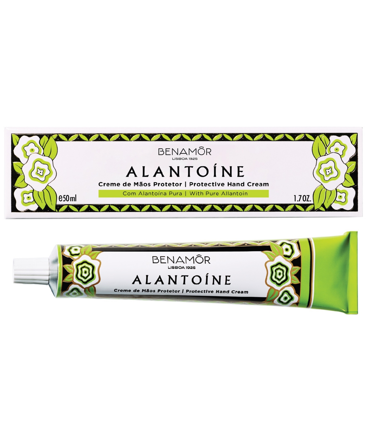 Benamor Women's Alantoine Creme de Maos, Protect Hand Cream, 1.69 fl oz