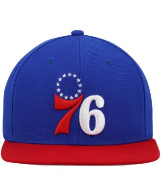 Men's Royal, Red Philadelphia 76Ers Team Two-Tone 2.0 Snapback Hat