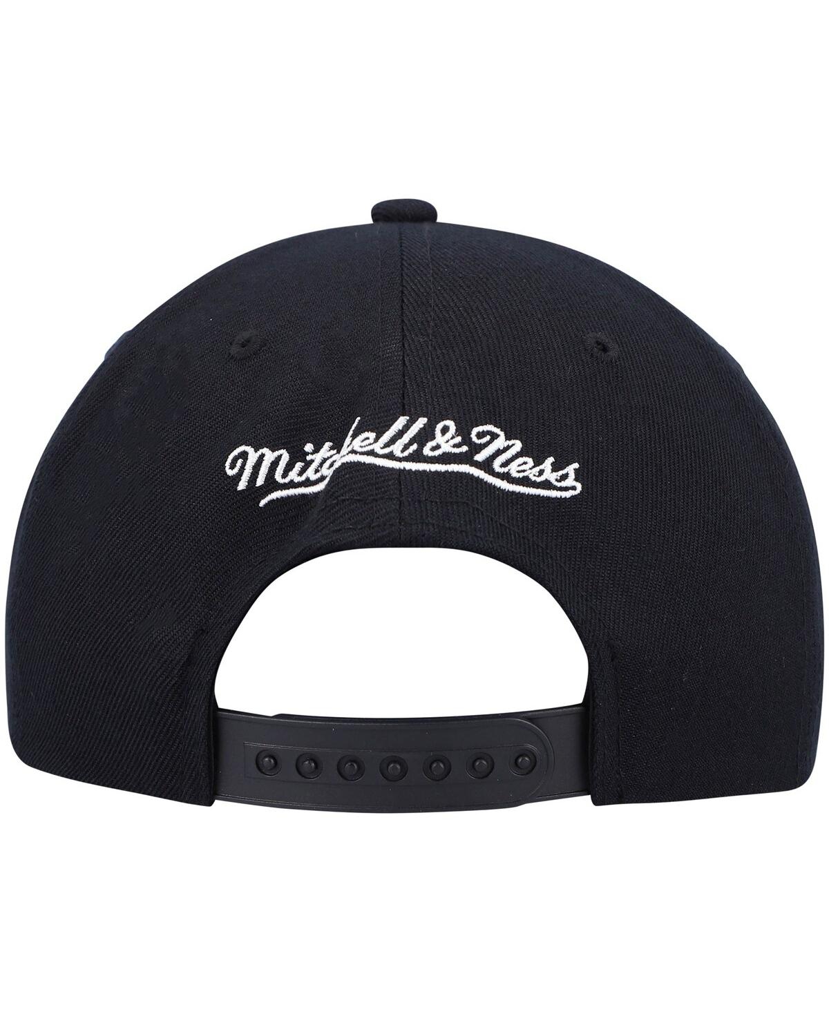 Shop Mitchell & Ness Men's  Black Boston Celtics Hardwood Classics Script 2.0 Snapback Hat