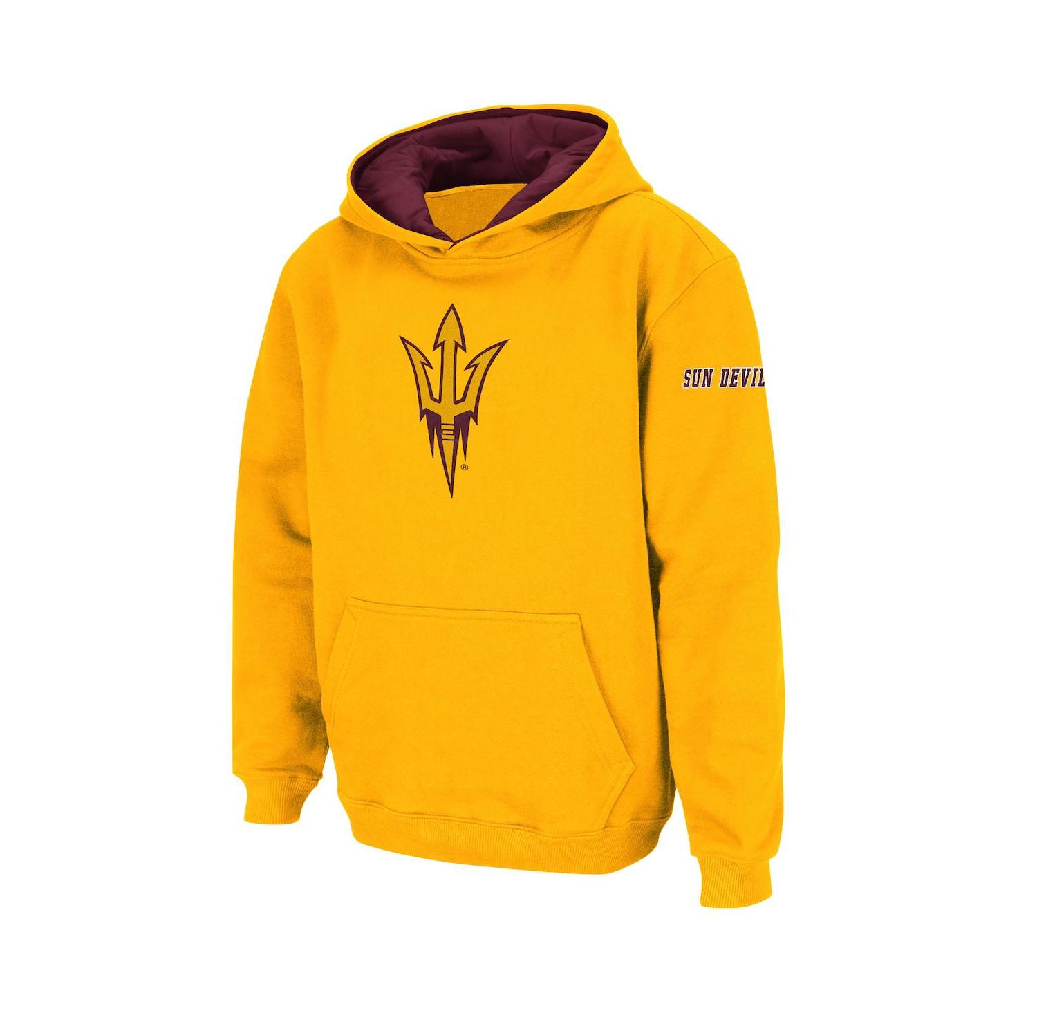Big Boys Gold Arizona State Sun Devils Big Logo Pullover Hoodie
