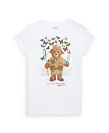 Toddler Girls Polo Bear Jersey T-shirt