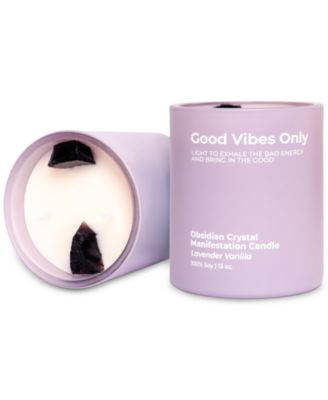 Jill & Ally - Good Vibes Only Crystal Candle
