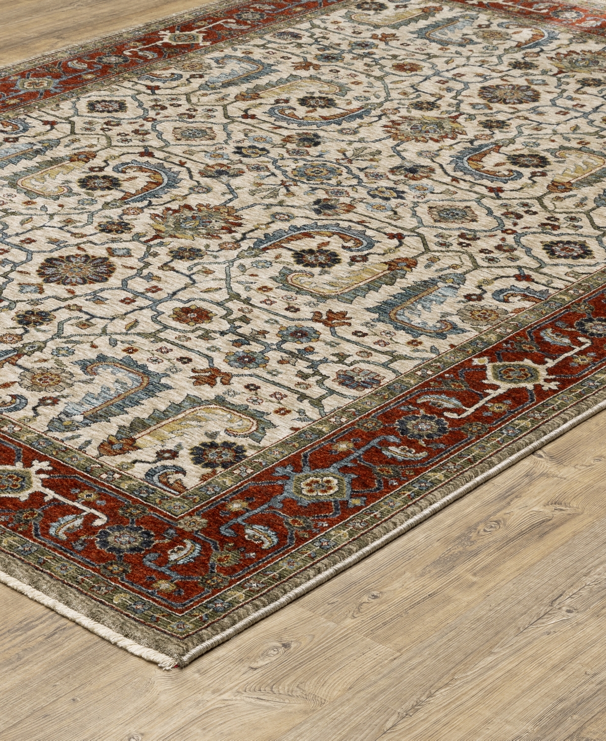 Jhb Design Aberdeen 144d1 2' X 3' Area Rug In Ivory,red
