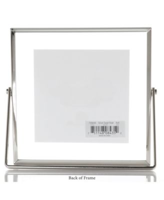 Metal Easel Float Picture Frame, 4" x 4"
