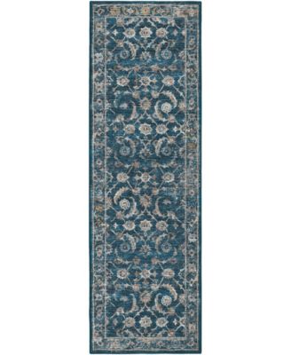 Jericho Washable JC4 2'6" x 12' Runner Area Rug