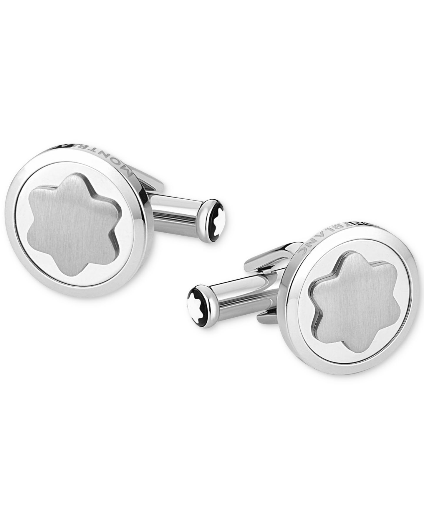 Мужские запонки Montblanc Snowcap Cufflinks — фото 1