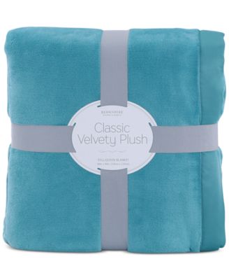 Classic Velvety Plush Blanket, Full/Queen, Exclusively at Macy’s