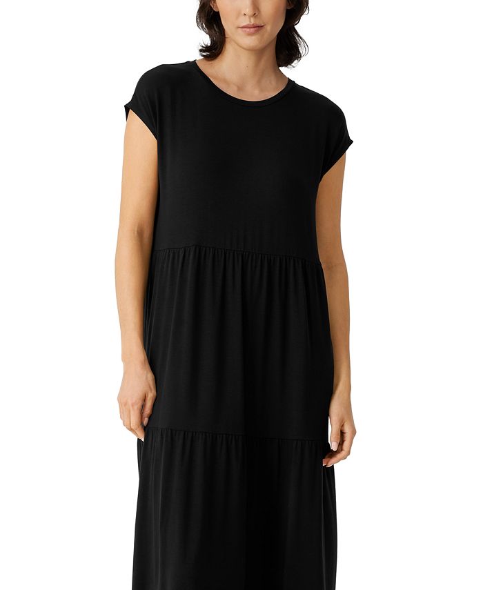 Eileen Fisher Women's Tiered Maxi Dress - Macy's